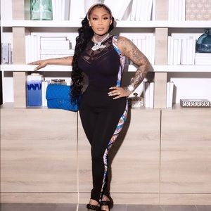 Pucci set , size medium top, with pants- Comes with matching pucci head wrap